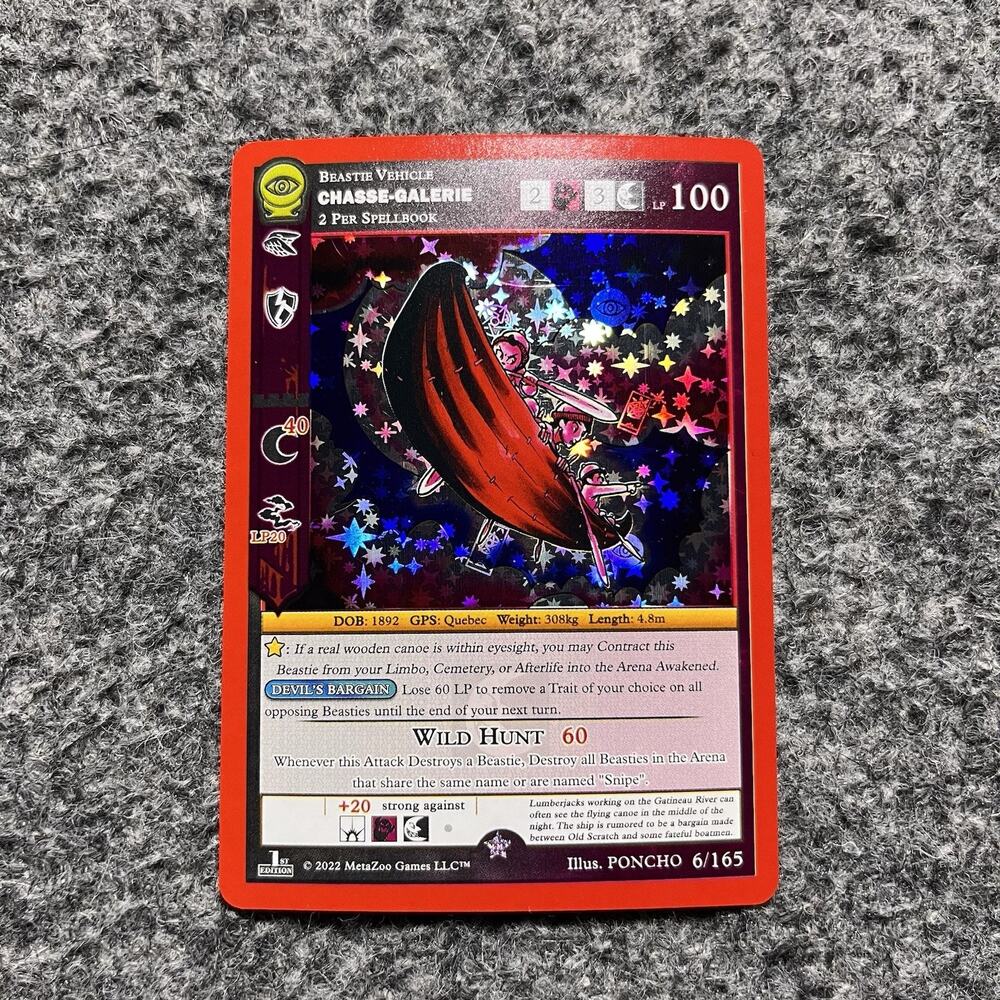 Chasse-Galerie Metazoo Seance 6/165 1st Edition Full Holo Card NM